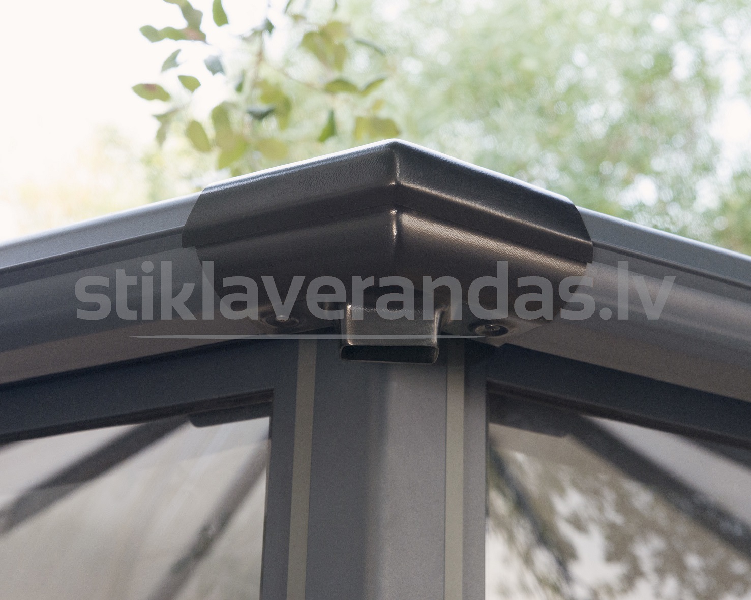 stikla verandas aluminija paviljons marta