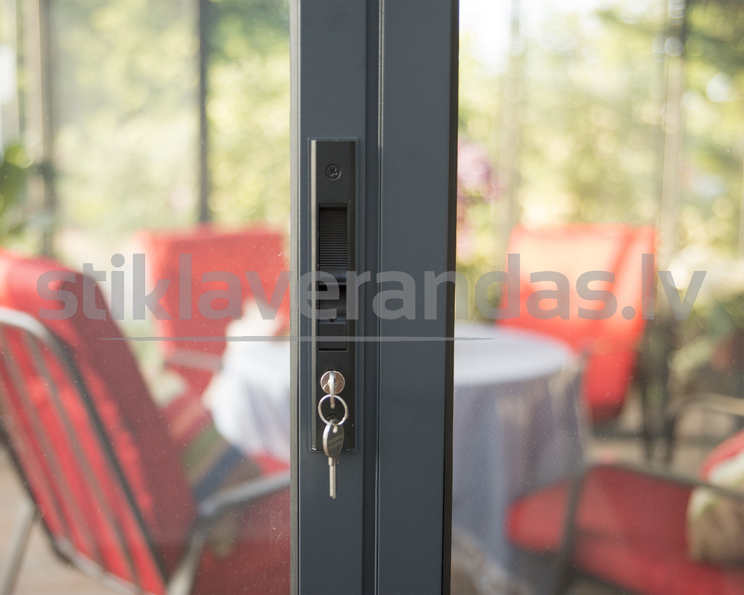 stikla verandas aluminija paviljons aiga