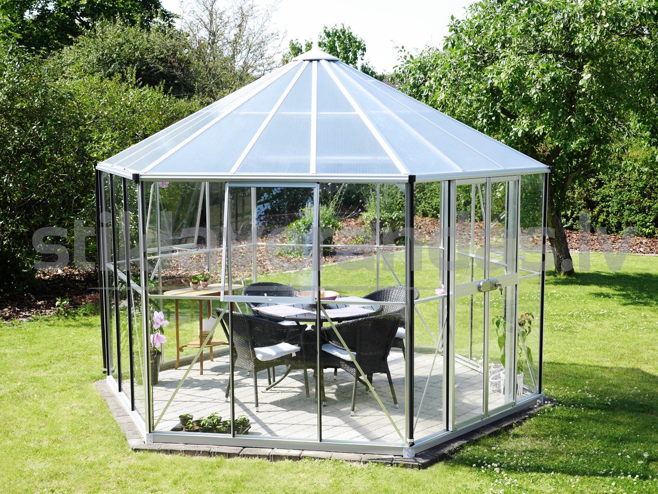Paviljons Rauna Aluminija Stikla Apals 2