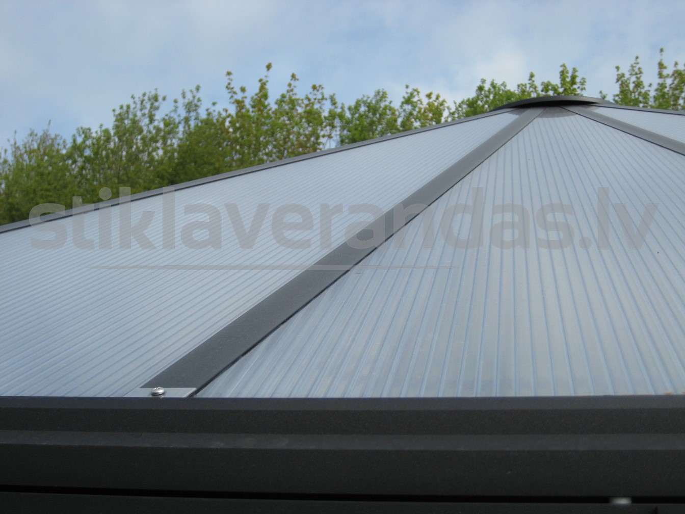 Paviljons Rauna Aluminija Stikla Apals 5