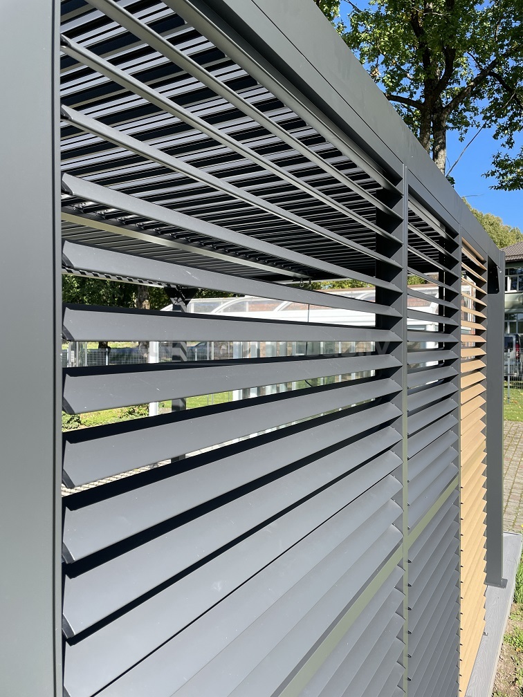 Stikla Veranda Nojume Atverama Pergola