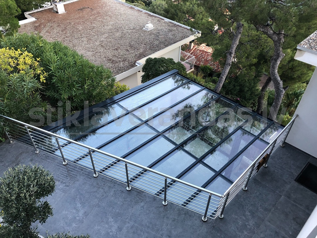 Stikla Verandas Terases Iestiklosana veranda Florenz 11