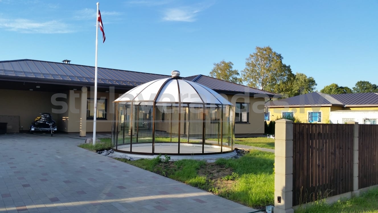 Stikla Verandas Paviljons Rondo 3