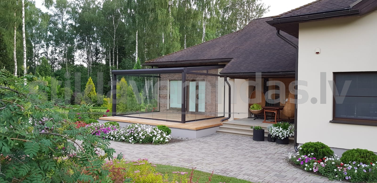 Stikla Verandas Terases Iestiklosana Veranda Top