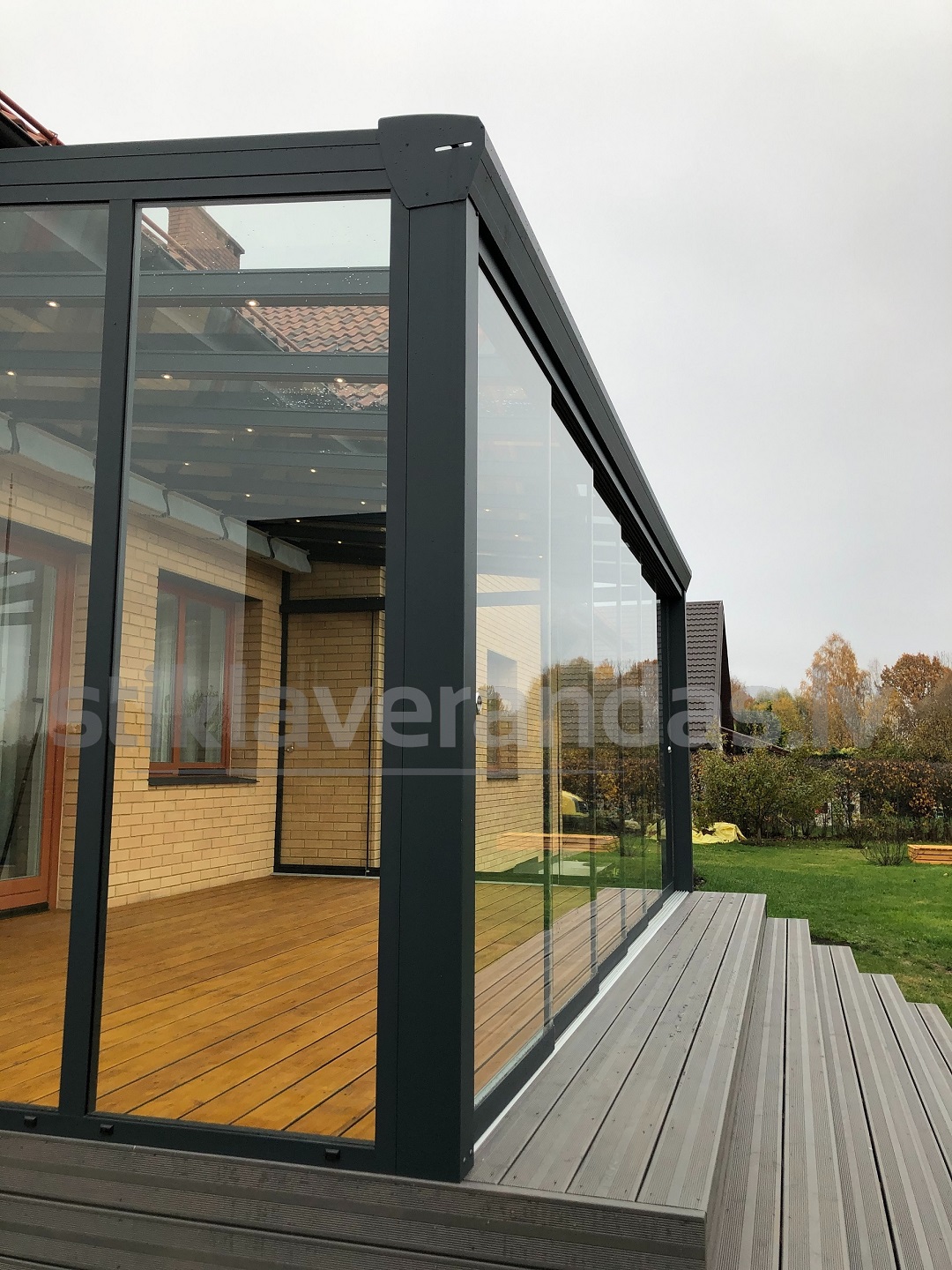 Stikla Verandas Terases Iestiklosana Veranda Top