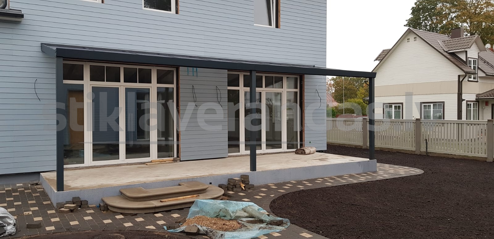 Stikla Verandas Terases Iestiklosana Veranda Trend