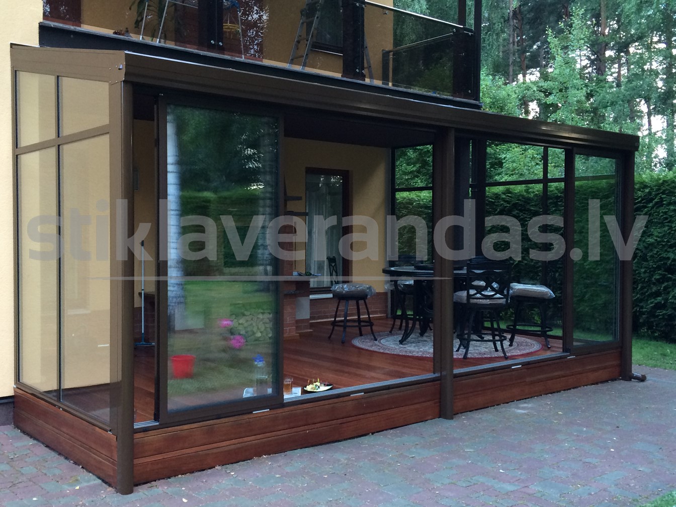 Stikla Verandas Terases Iestiklosana veranda Florenz 15