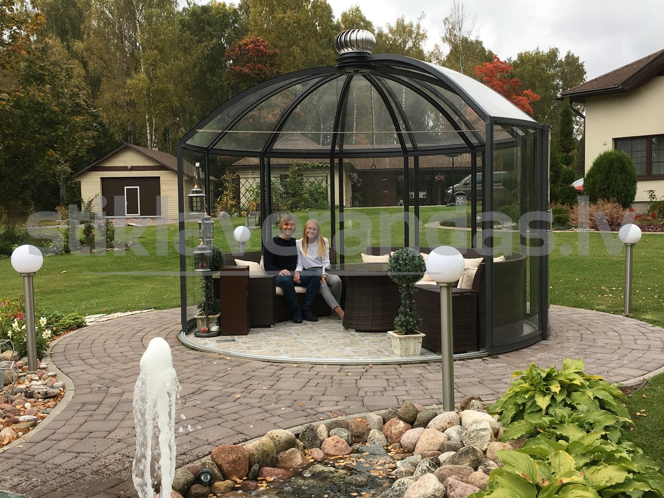 Stikla Verandas Paviljons Rondo 7
