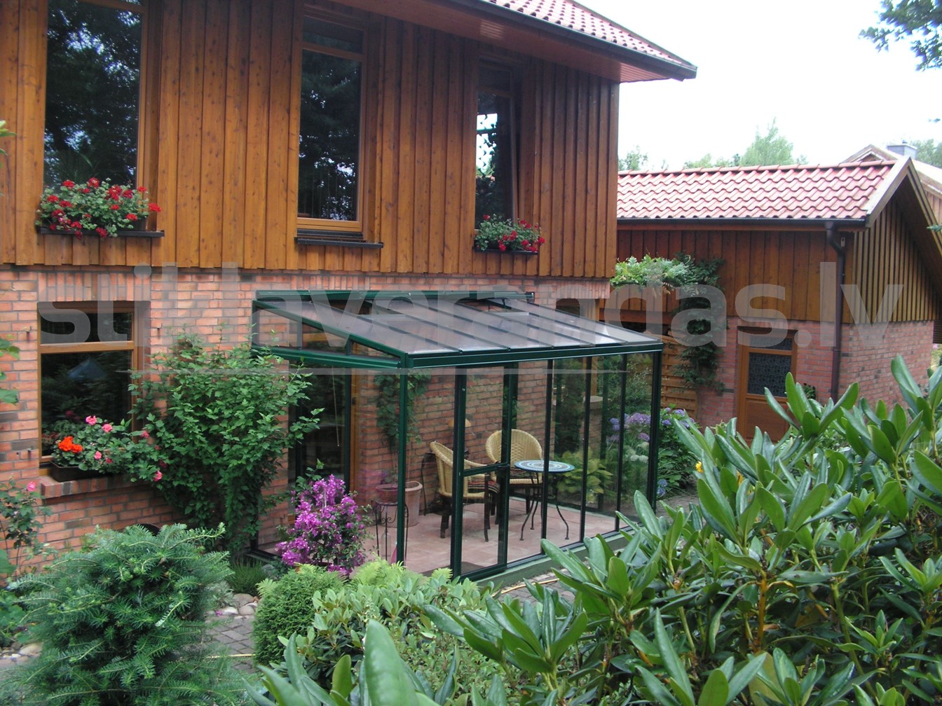 Veranda Pie Sienas Aluminija Viola 7