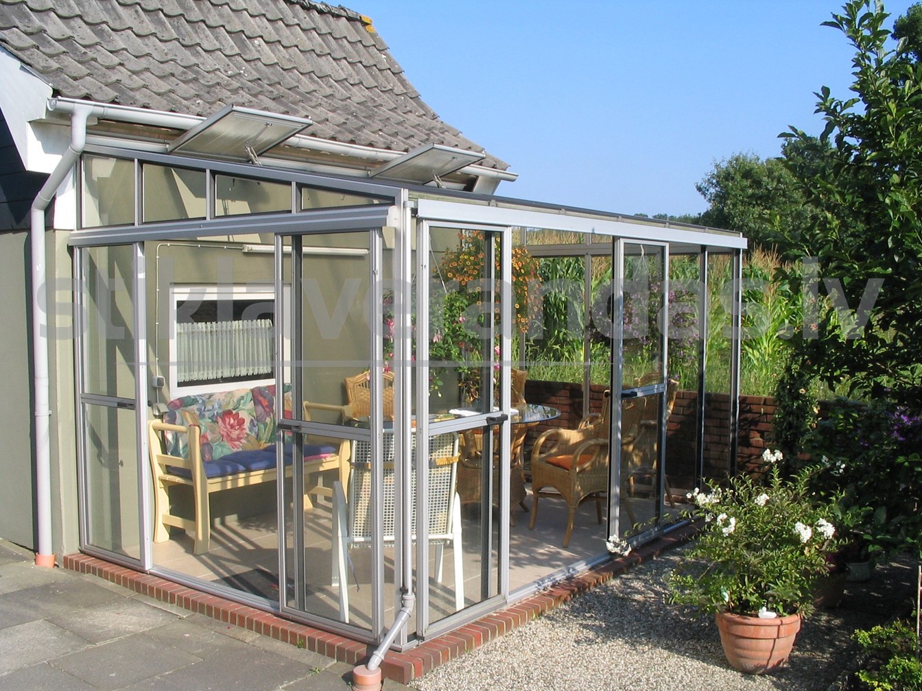 Veranda Pie Sienas Aluminija Viola 8