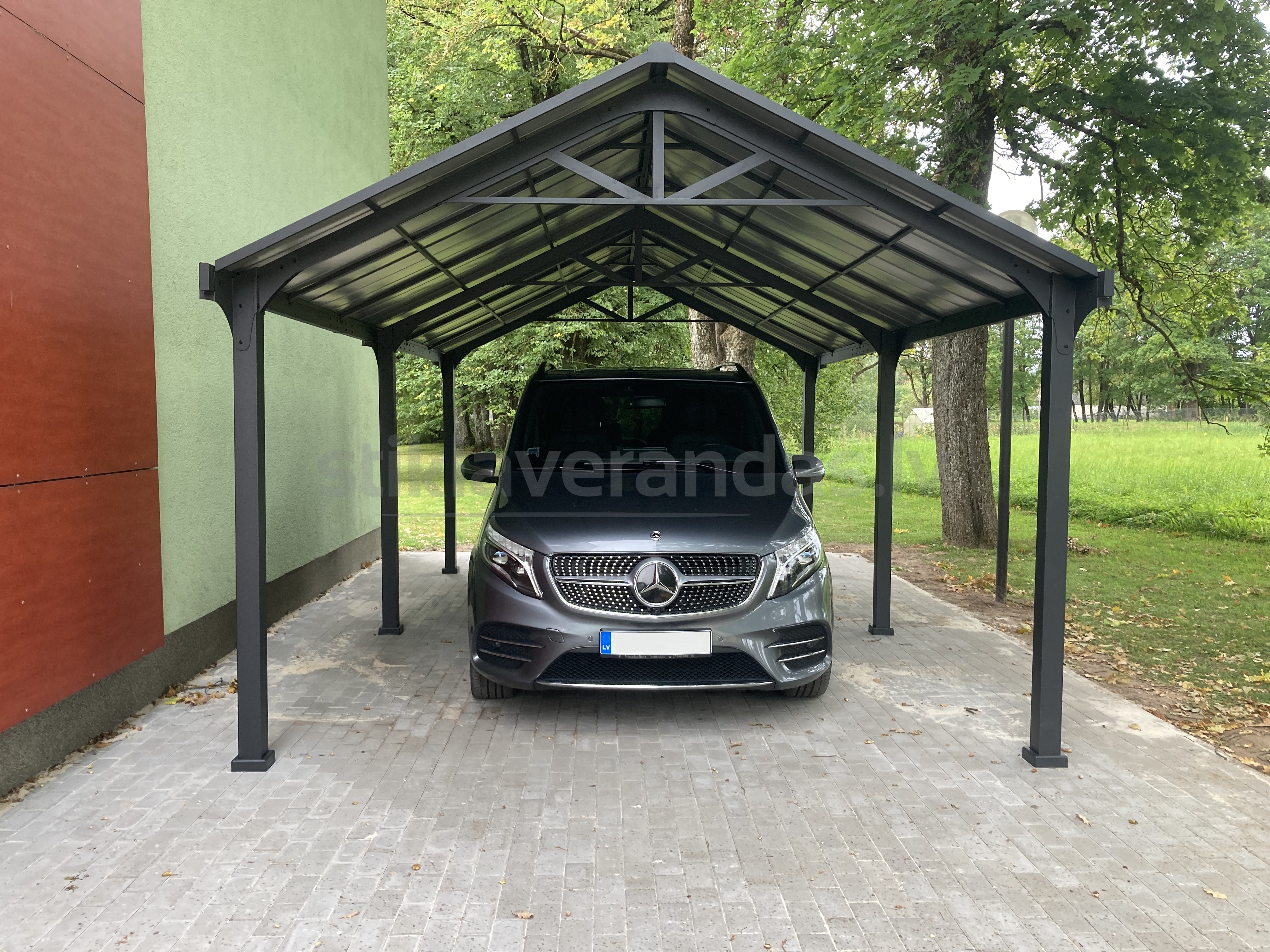 Auto Nojume Metala Divvietiga